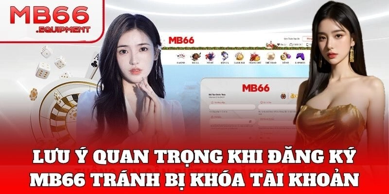 Đăng ký một tài khoản duy nhất để tránh khóa